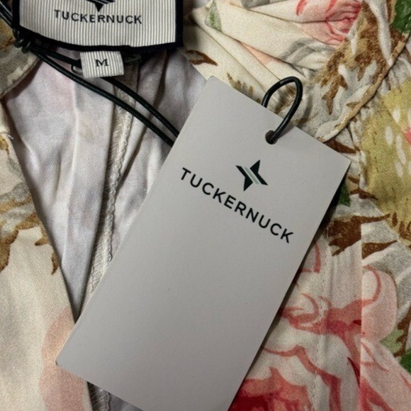 Tuckernuck | NEW Sun Faded Floral Crawford V-neckline Mini Dress Size M - Picture 7 of 8